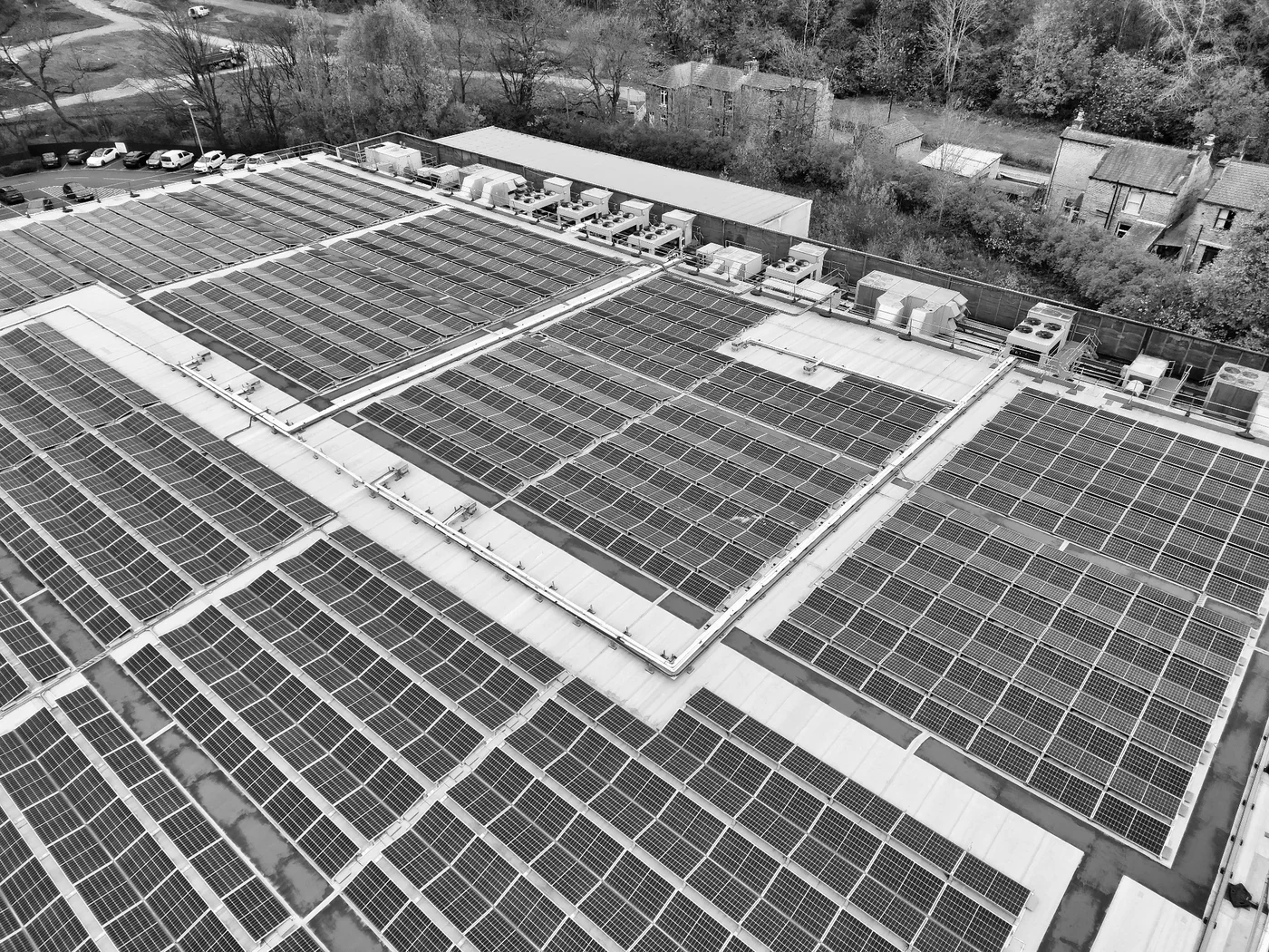 Instalación fotovoltaica industrial sobre cubierta