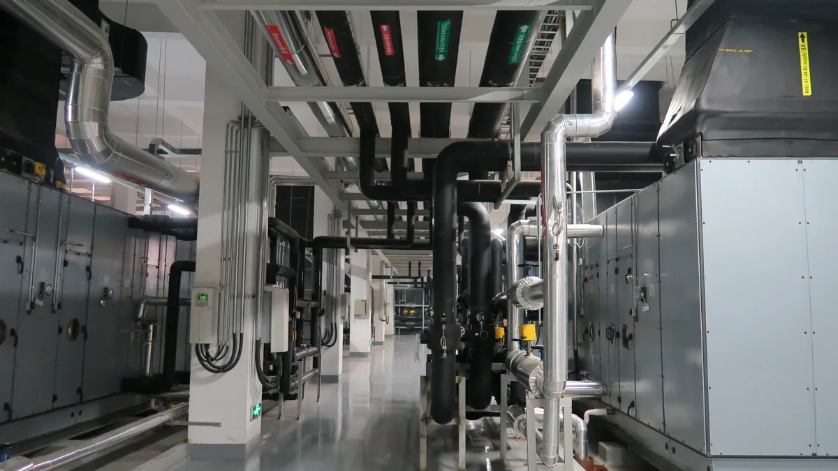 Instalación técnica HVAC farmacéutica