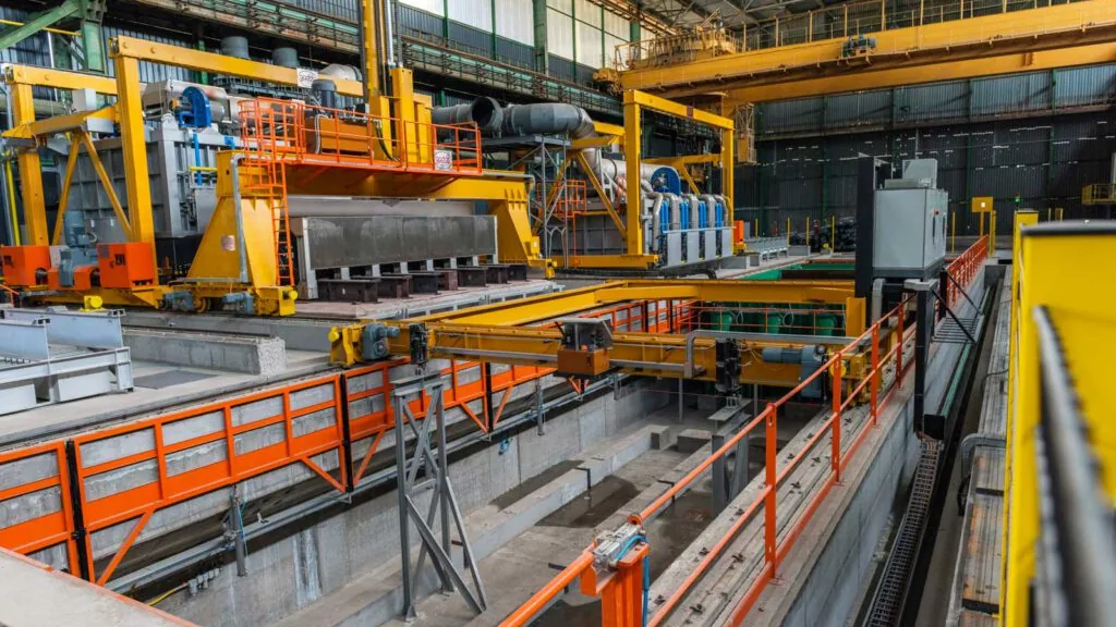 Planta industrial metalúrgica