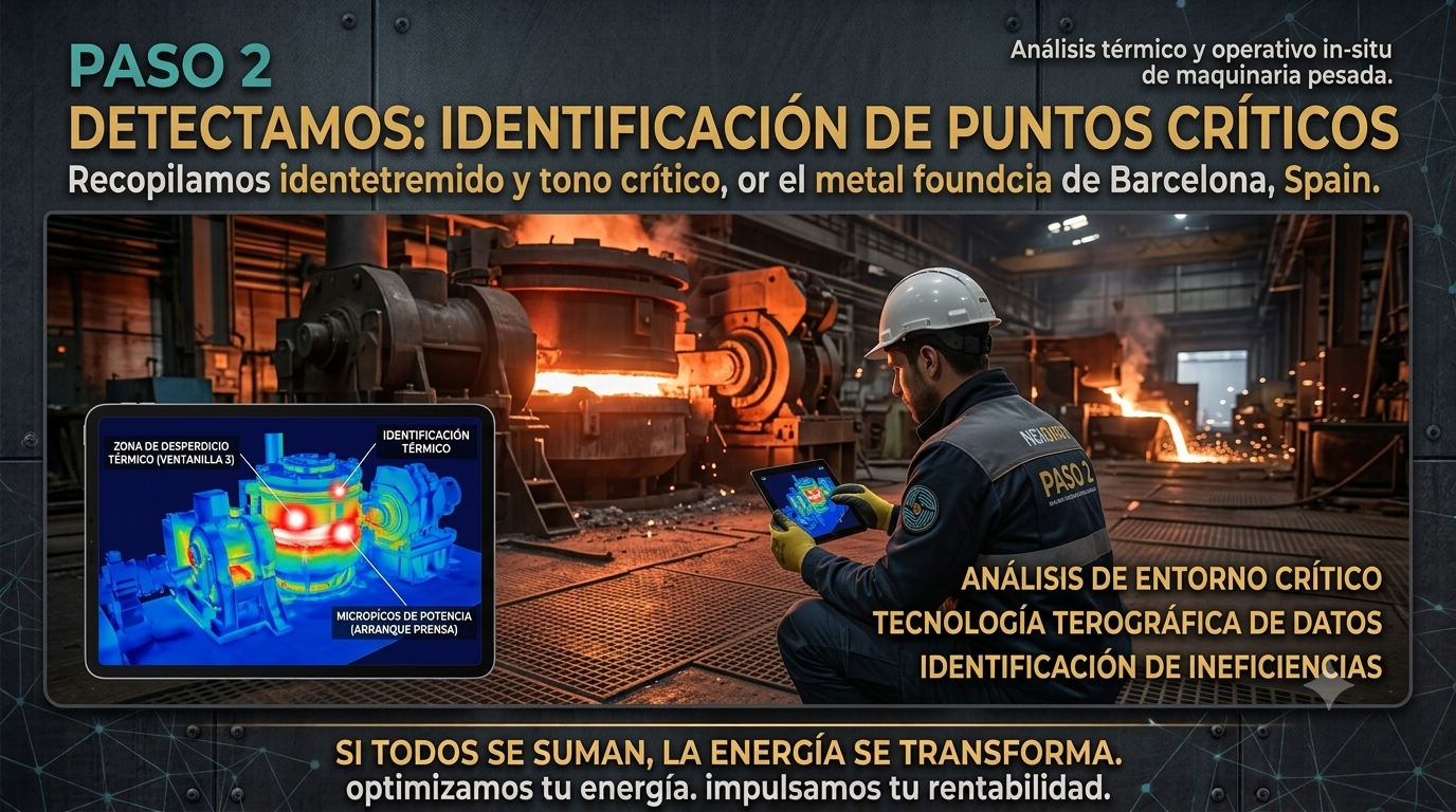 Detectamos problemas y oportunidades en instalaciones industriales