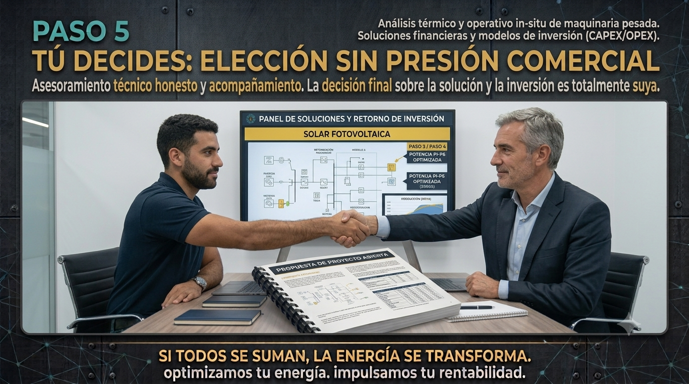 Tú decides con datos y sin presión comercial